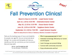 fall prevention clinics - all clinic flyer