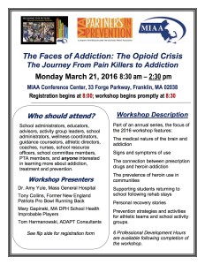 March21FacesofAddictionFlier